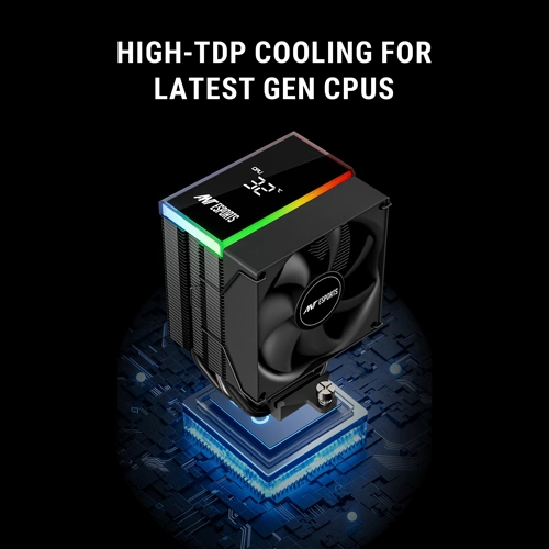 Ant Esports V4 Digital ARGB 90mm CPU Air Cooler